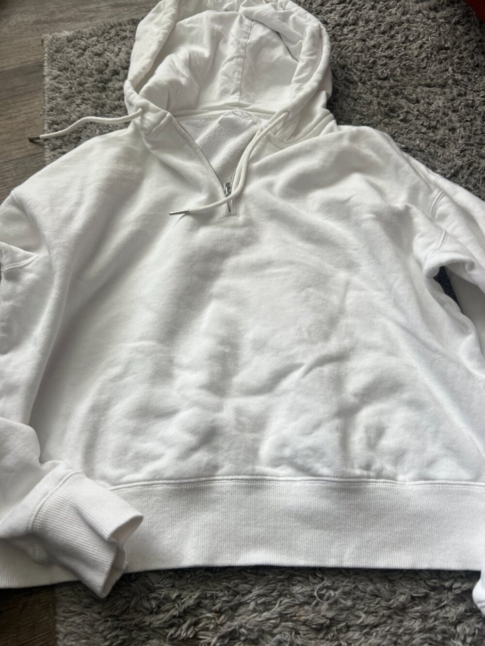 Assembly Label white hooded sweatshirt size XS - Picture 5 of 9